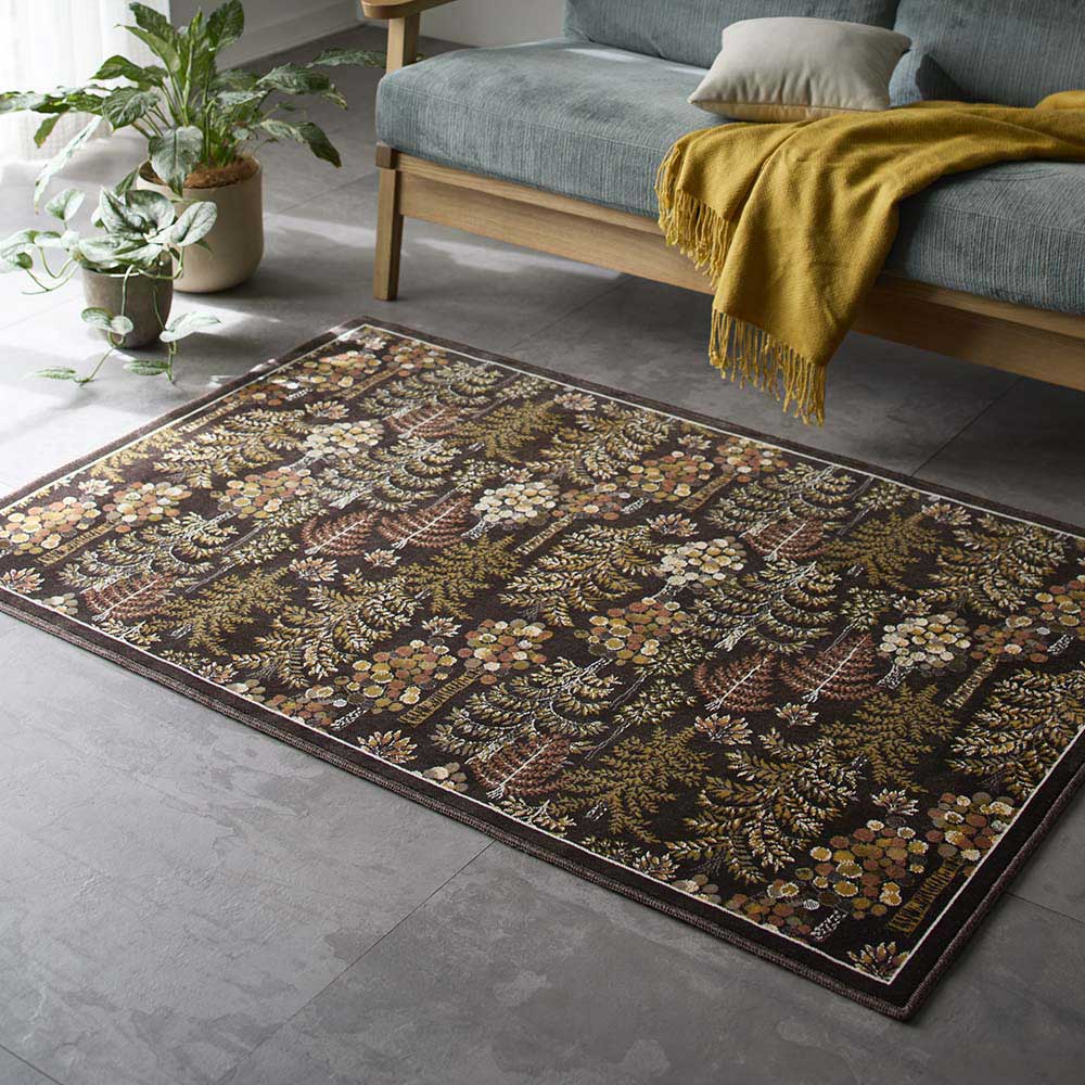 ≪約100cm×150cm≫ Finlayson/フィンレイソン SADUSSA/サドゥッサ モケット織ラグ 洗えるラグ カーペット ラグ マット H94781