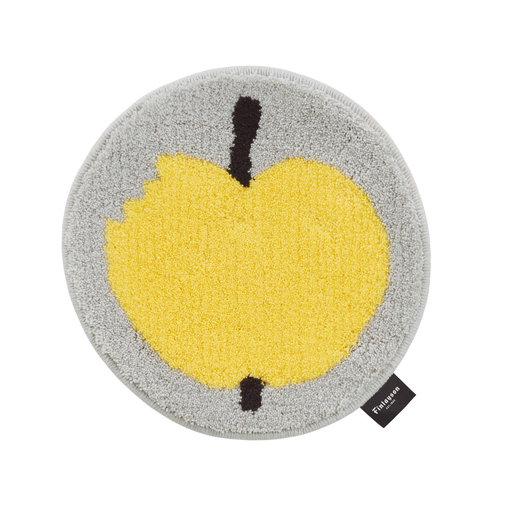 Finlayson OMPPU/フィンレイソン オンップ フック織マット チェアパッド 径約35cm円形 椅子 カバー類 H94795