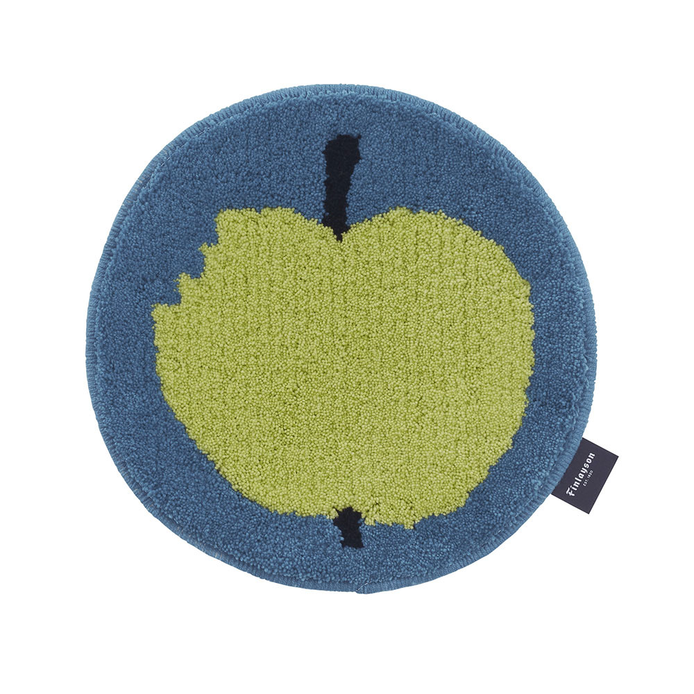 Finlayson OMPPU/フィンレイソン オンップ フック織マット チェアパッド 径約35cm円形 椅子 カバー類 H94795