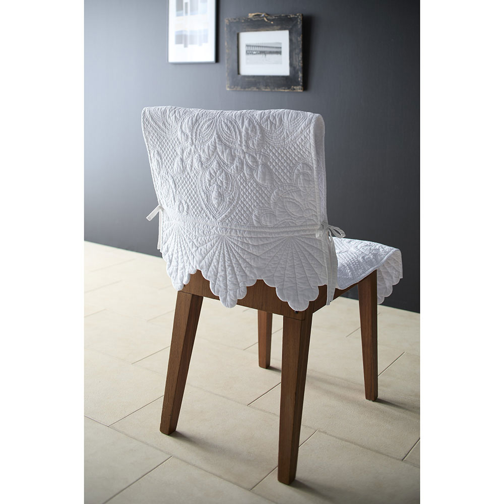 コットンキルト Shella/シェルラ チェアカバー（1枚） 約50cm×150cm チェアカバー 椅子カバー 座椅子カバー ソファーカバー H94839