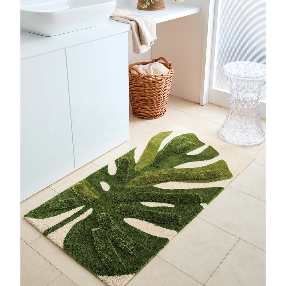 ≪約60cm×120cm≫ Lehti/レフティ レイヤードマット 玄関マット カーペット ラグ マット H95014