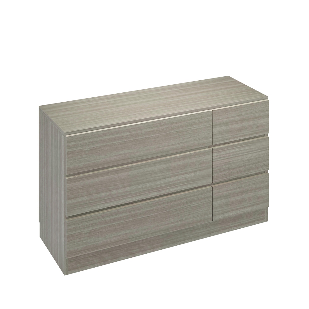 Ruska/ルスカ 多段引き出しチェスト 幅120cm・3段（高さ70cm） リビング リビング収納 H95529