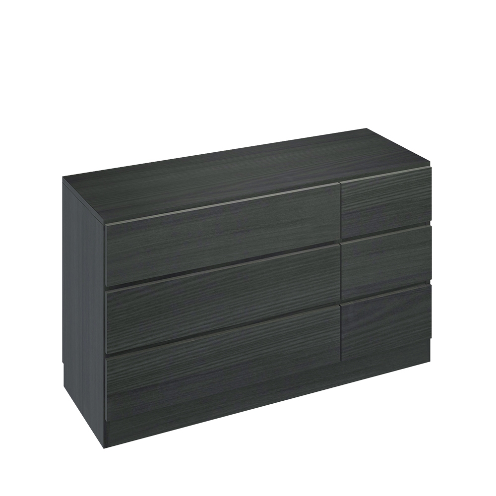 Ruska/ルスカ 多段引き出しチェスト 幅120cm・3段（高さ70cm） リビング リビング収納 H95529