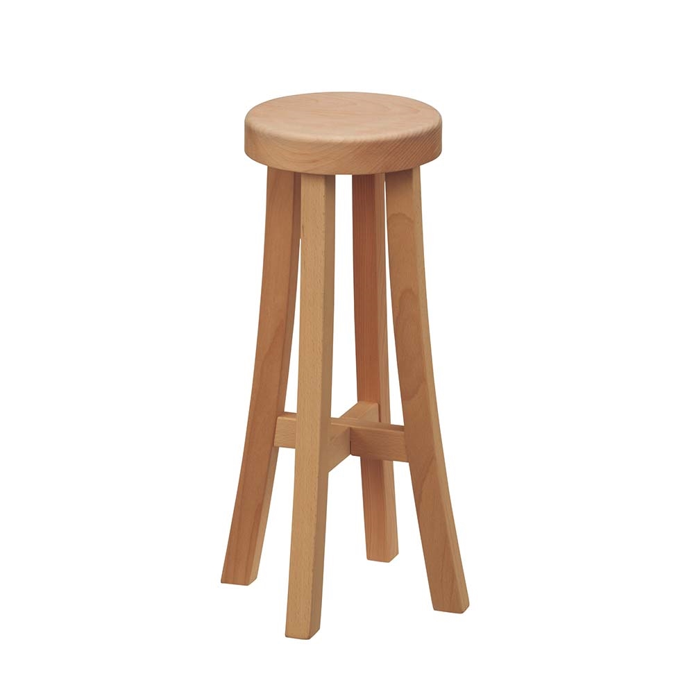 ≪ナチュラル≫NAYA/ナヤ スツール ミディアム カウンターチェア 椅子 チェア H95902