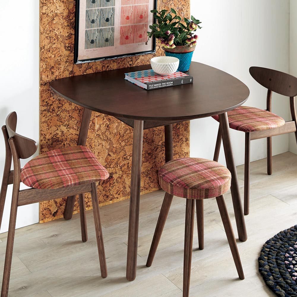 cobrina/コブリナ オーク天然木 ダイニングテーブル 幅89 奥行80cm カフェテーブル テーブル H90907