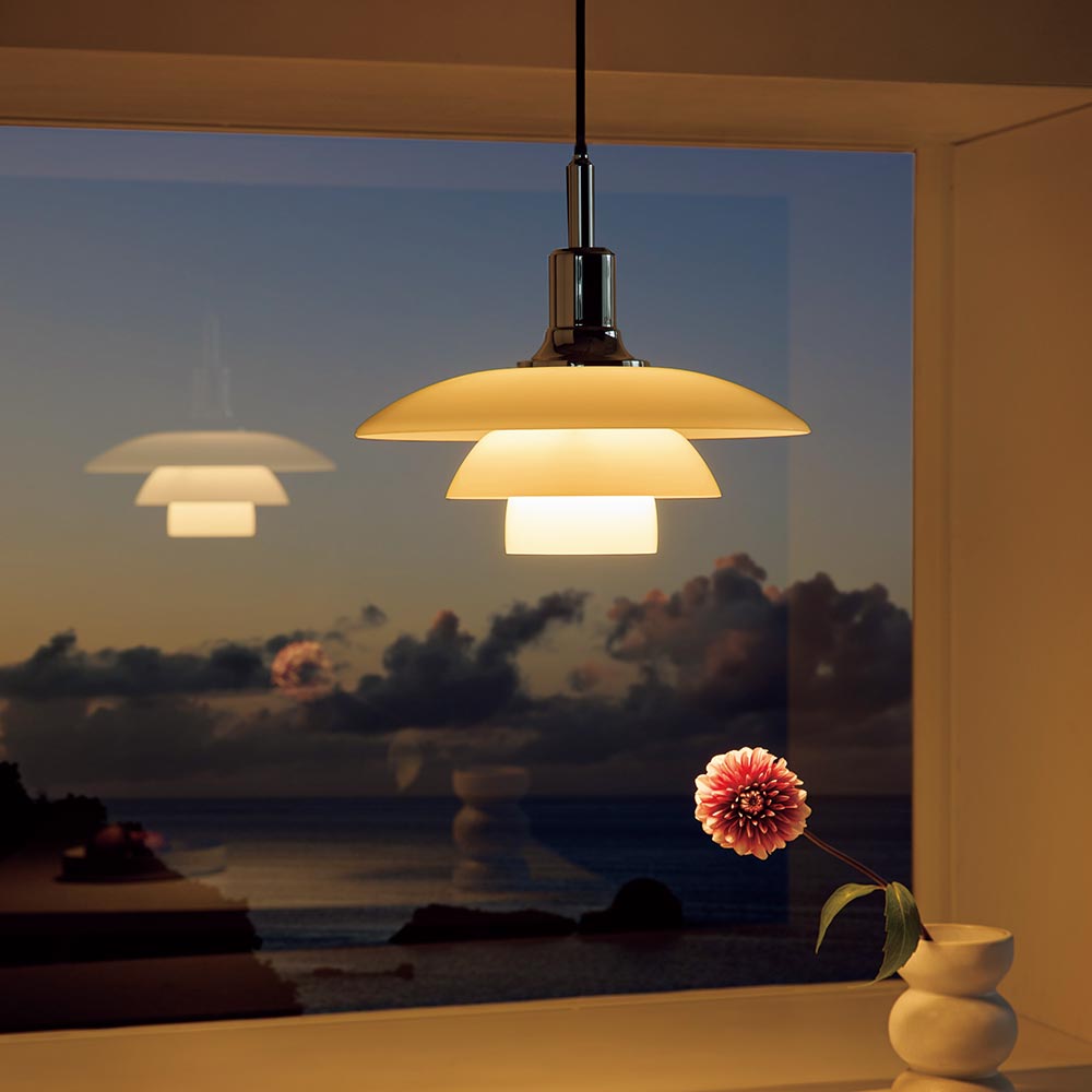 ペンダントライト PH 3 1/2-3 クローム［Louis Poulsen・ルイス