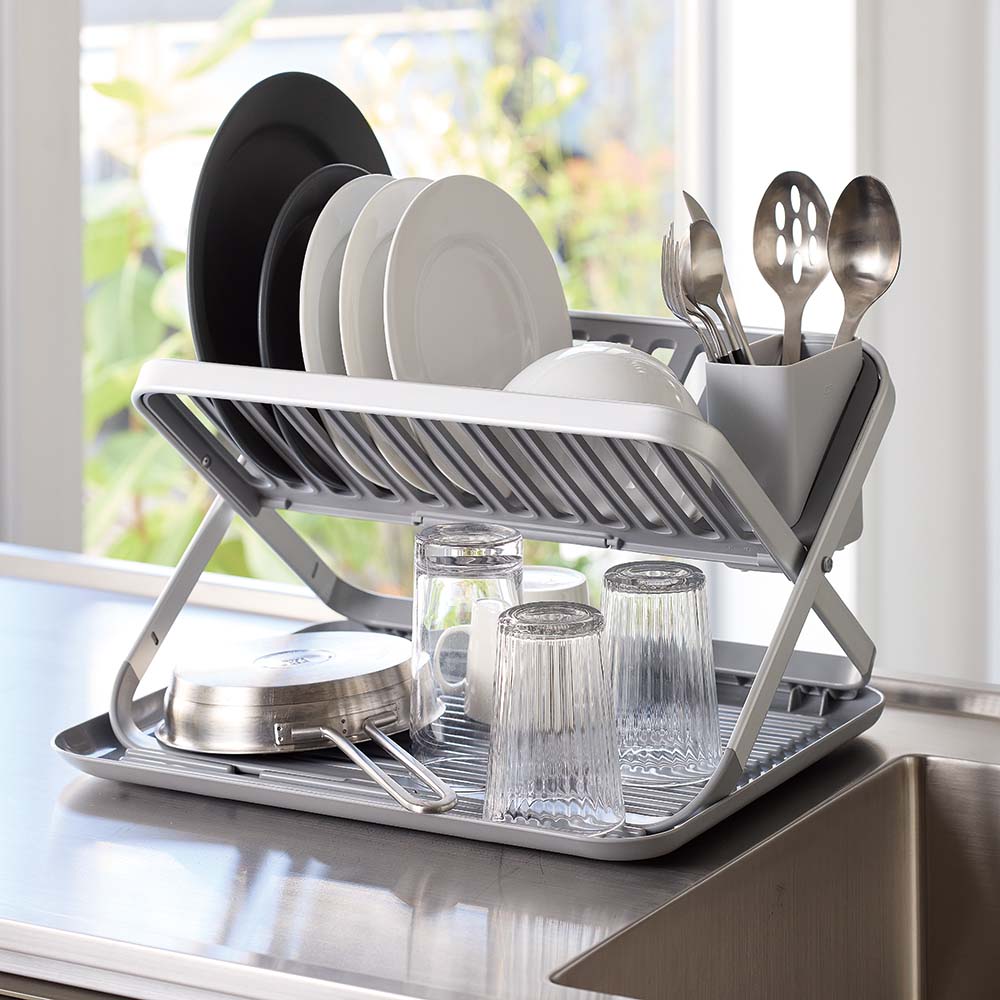 OXO/オクソー フラットディッシュラック たためる水切り 水切りかご ラック シンク周り用品 H91501
