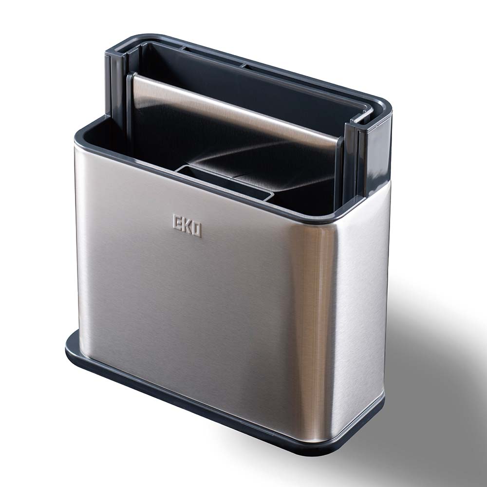 EKO カトラリーラック ツール＆ナイフスタンド 包丁スタンド 水切りかご ラック シンク周り用品 H91503