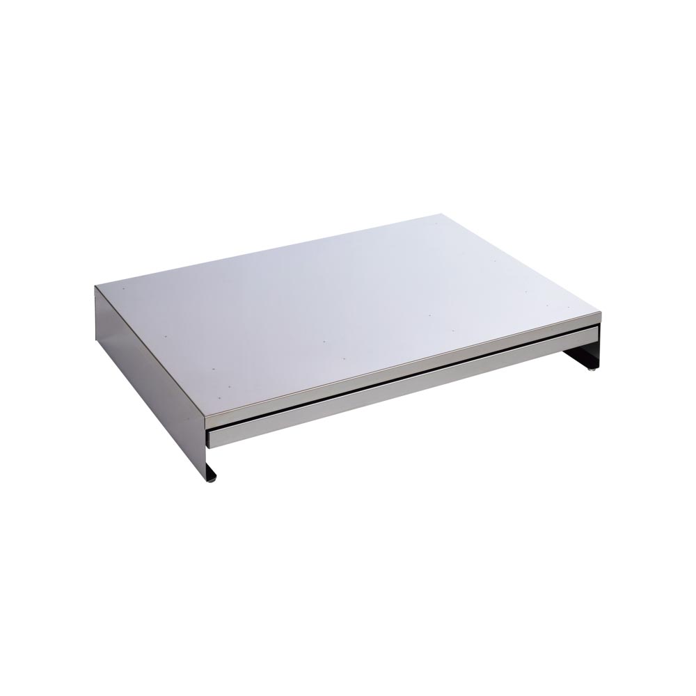 S-tena/ステナ ステンレス製 スライドテーブル付 レンジ下収納 幅45cm 引き出し無し キッチンカウンター上収納 キッチン収納 H91620