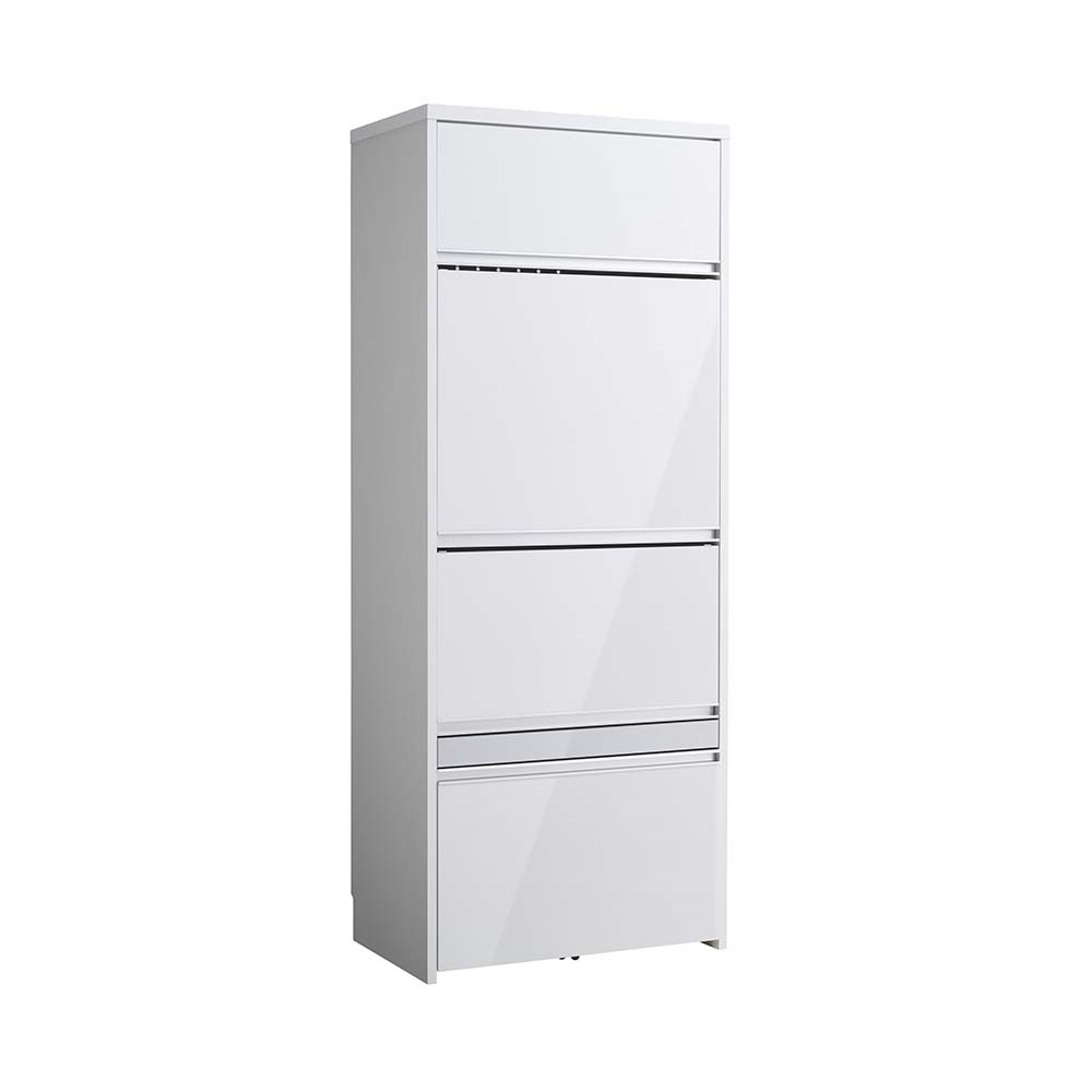 Ymir/ユミル 隠せる家電収納 幅70cm奥行55cm高さ178cm レンジ台 キッチンラック キッチン収納 H92019