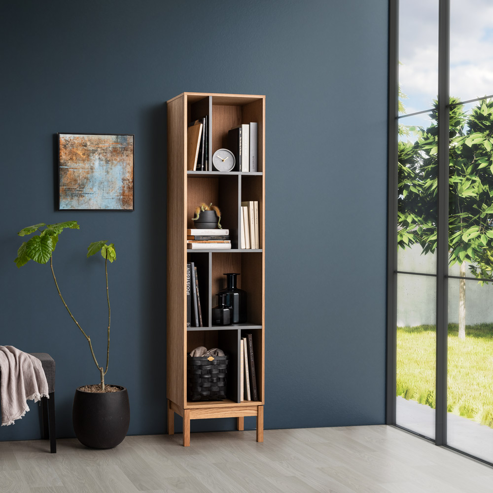 Woodman アビー ブックケース ペールトーン 本棚 ブックシェルフ 書棚 ラック シェルフ H93520