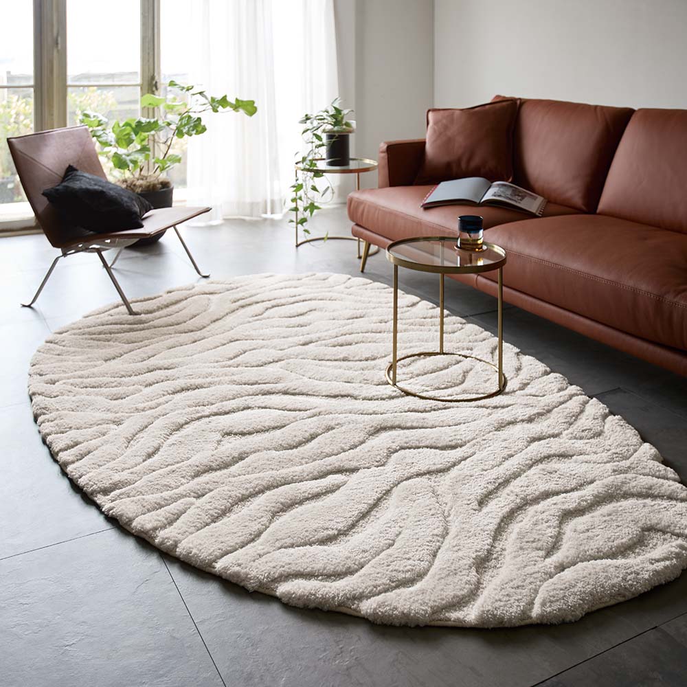 Schelde/スヘルデ ウィルトン織ラグ 約160cm×230cm変形 ラグ 絨毯 カーペット マット H94204