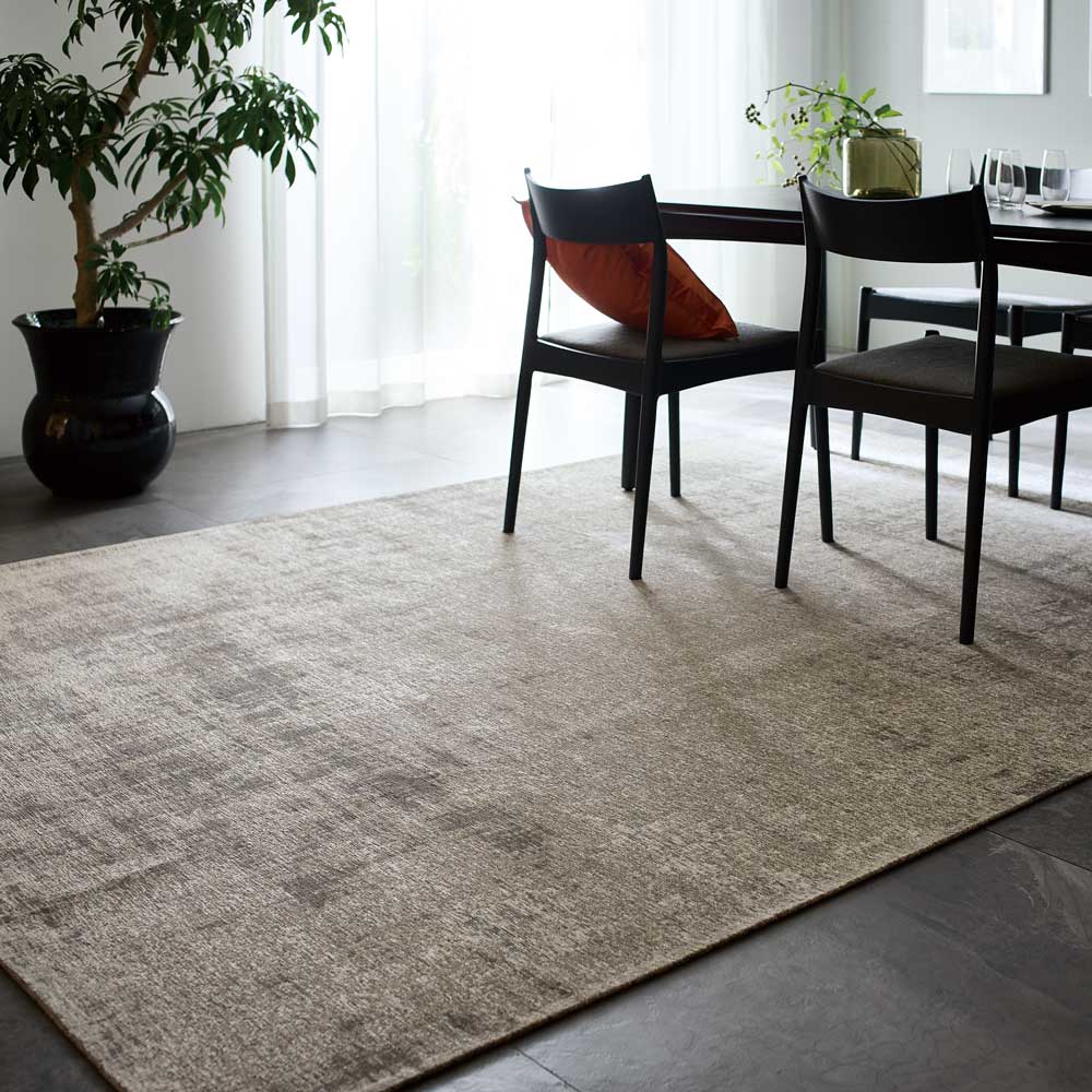 ≪約140cm×200cm≫Velato/ヴェラート ジャカード織ラグ カバー カーペット ラグ マット H94505