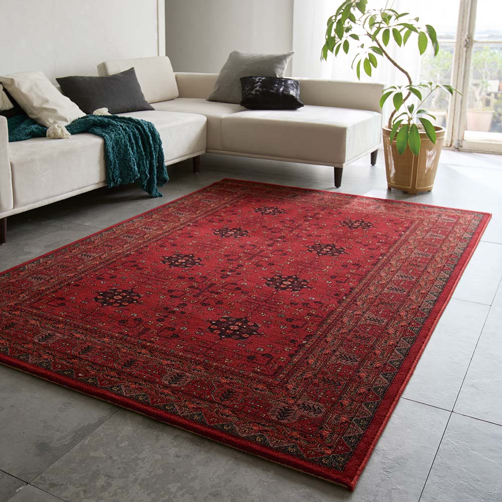 ≪約200×250cm≫ ベルギー製ラグ ランデン ラグ 絨毯 カーペット マット H94520