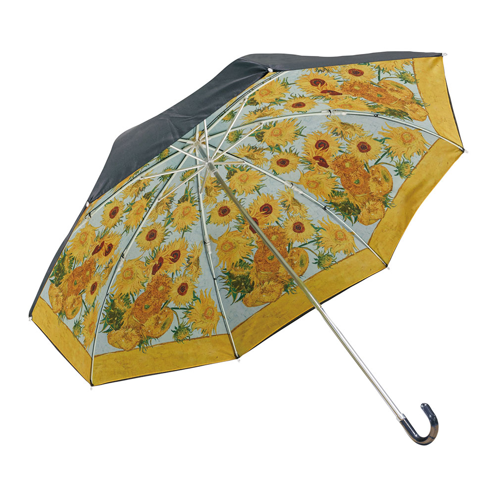 名画 2通りでたためる折りたたみ傘 単品（5柄展開） 雨傘 折りたたみ傘 傘 レイングッズ H01616