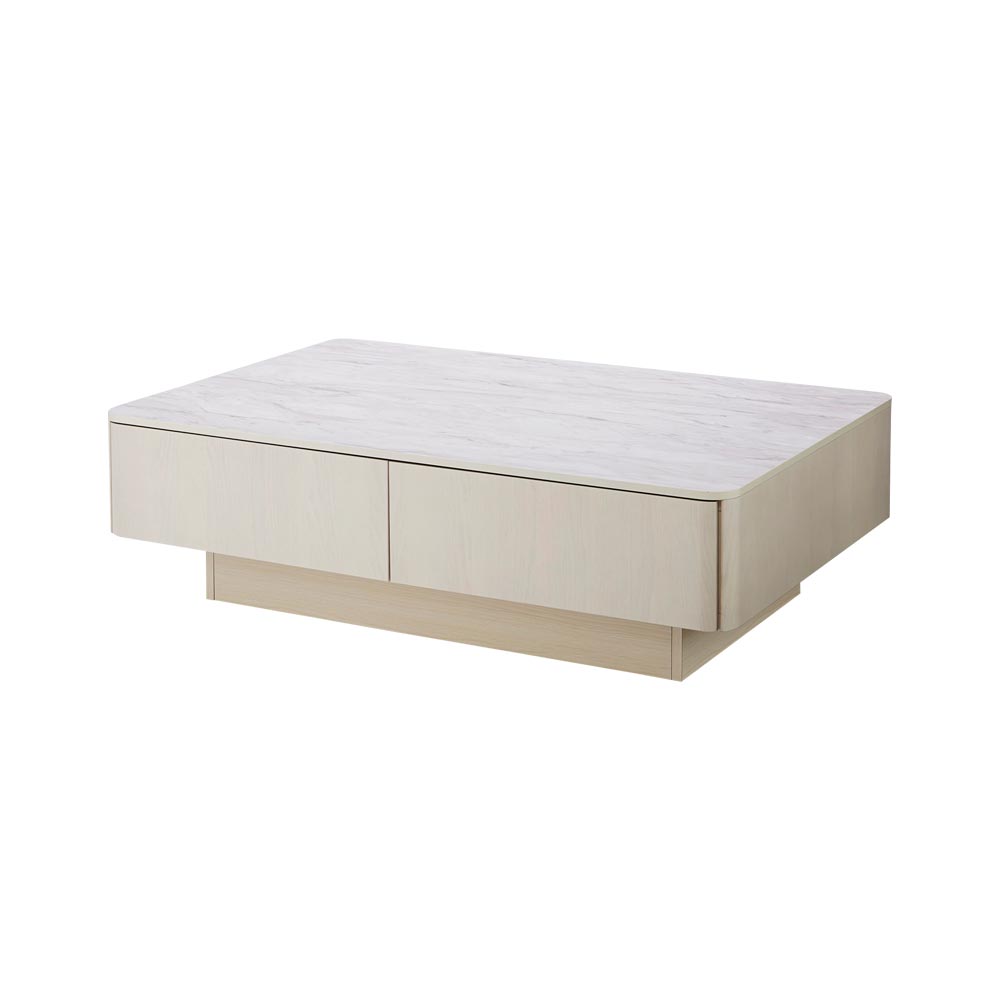 Finuras/フィヌラス 収納付き リビングテーブル 幅120cm ローテーブル センターテーブル 座卓 テーブル H02310