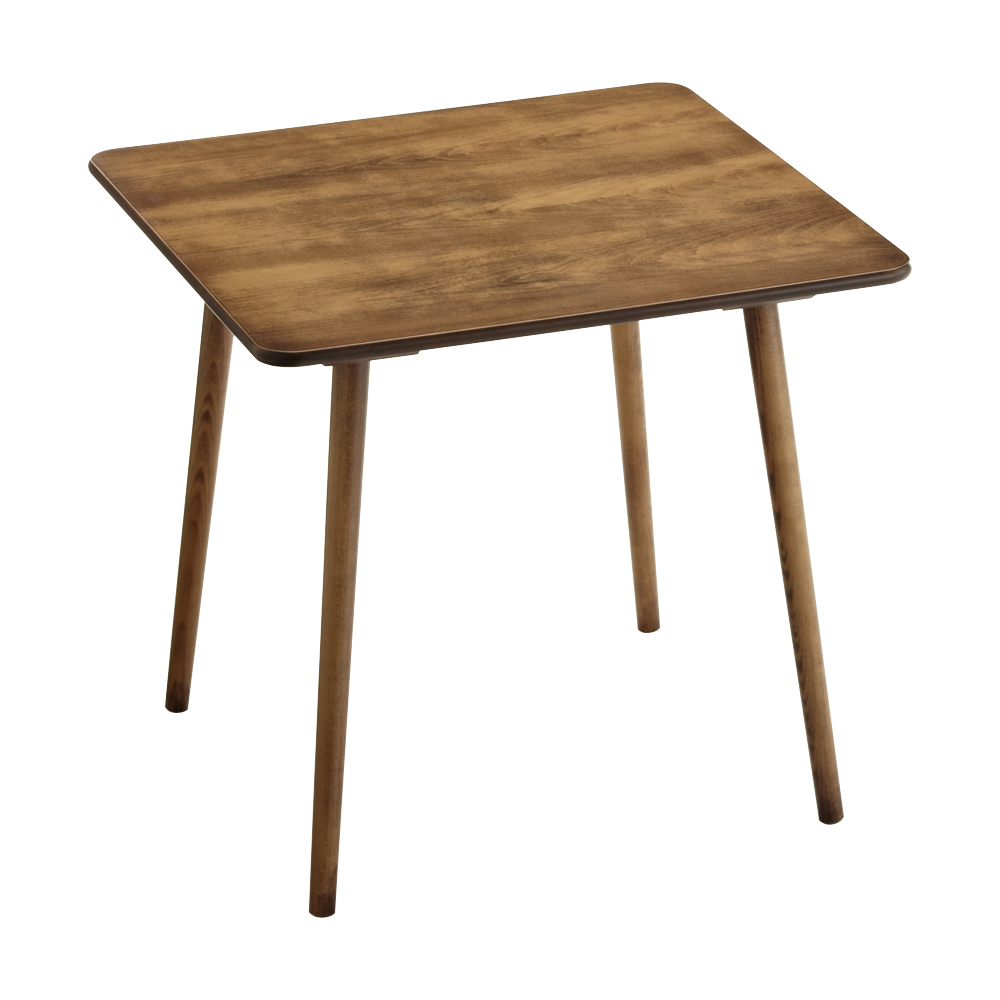 アンティーク風テーパーダイニングテーブル 正方形 幅80cm×80cm［チェコTON社製］ カフェテーブル テーブル H03106