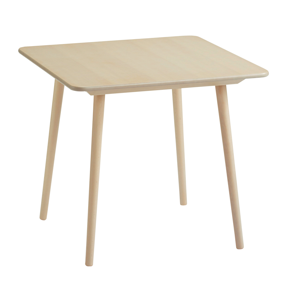 ウィンザーダイニングテーブル 正方形 幅80cm×80cm［チェコ・TON社］ カフェテーブル テーブル H03116