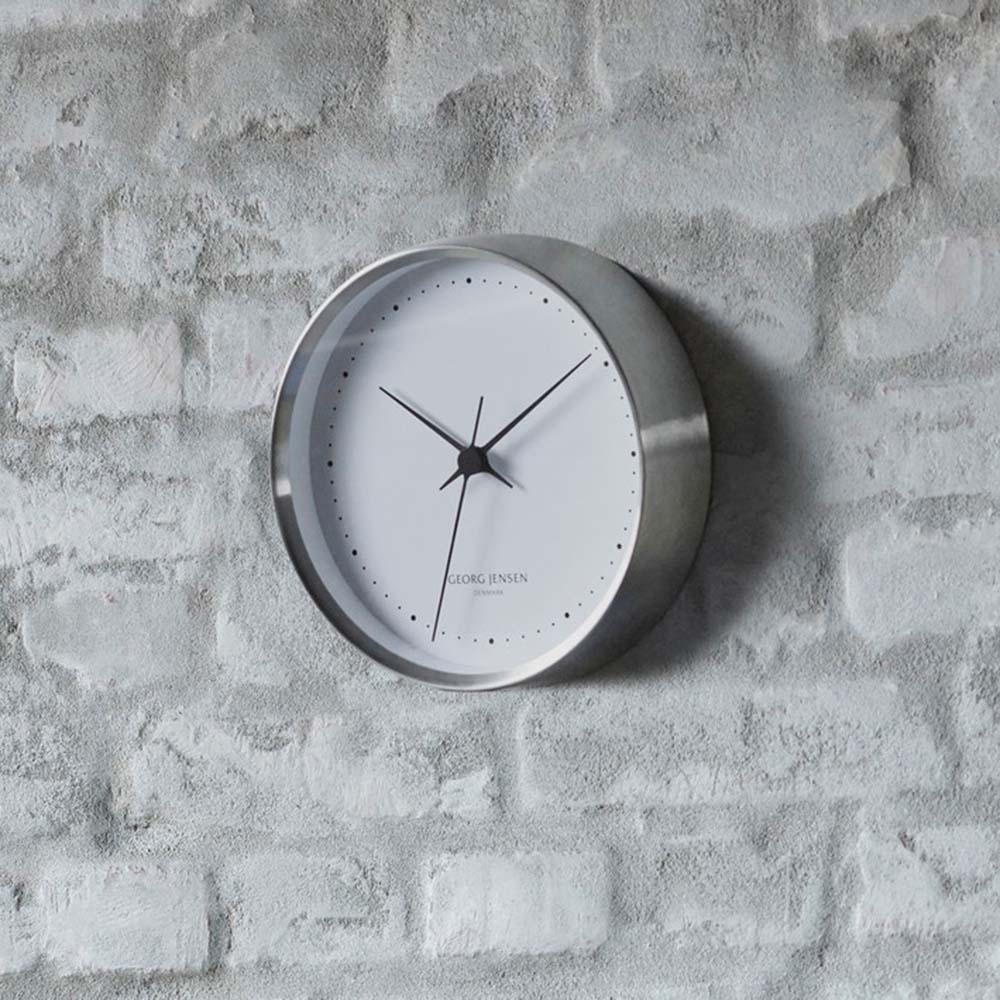 Georg Jensen/ジョージ ジェンセン ヘニング コッペル ウォールクロック 22cm 掛け時計 置き時計 照明器具 ライト 時計 H01906