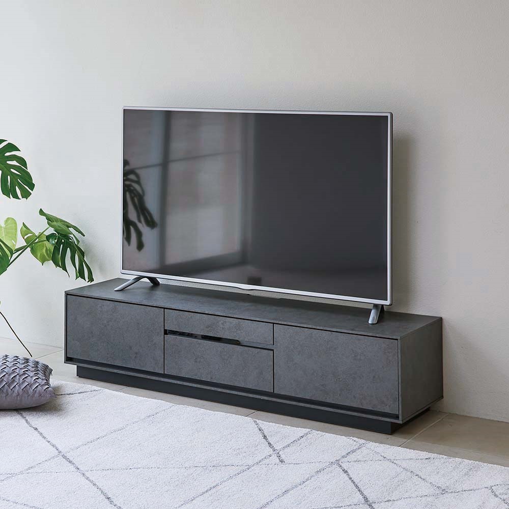 Herlev/ヘアレウ リビングキャビネットシリーズ テレビ台 幅150cm ローボード テレビ台 テレビボード H02501