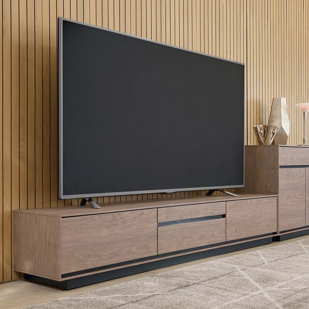 Herlev/ヘアレウ リビングキャビネットシリーズ テレビ台 幅180cm ローボード テレビ台 テレビボード H02502