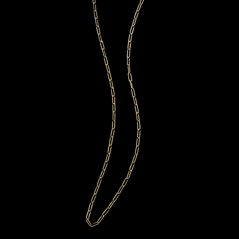 UNOAERRE/ウノアエレコラボ K18 クリップ ネックレス（60cm）