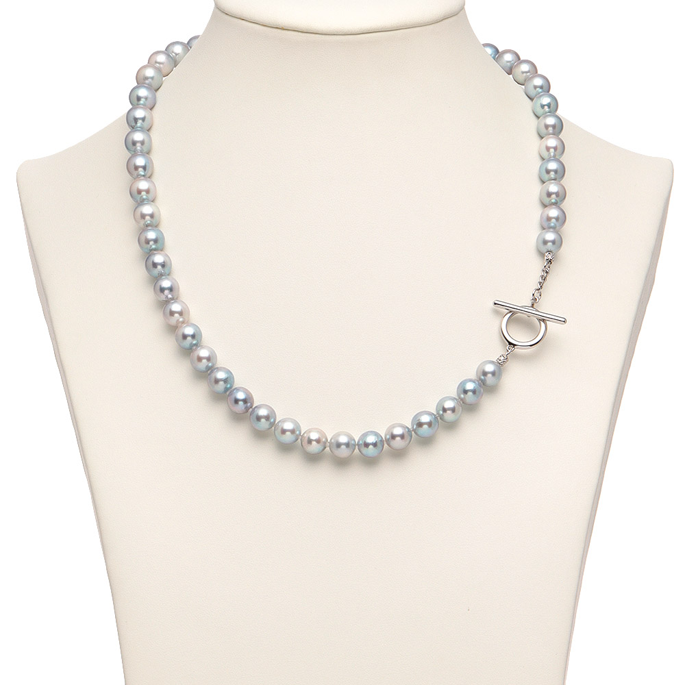 2022年最新春物 アコヤ真珠ナチュラルグレーネックレス SV | www.ccfl.ie