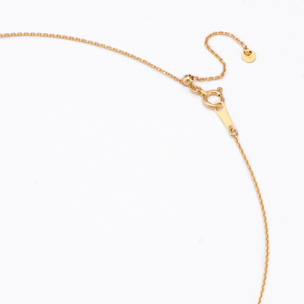 K18 ゴールド ツイストデザイン ネックレス