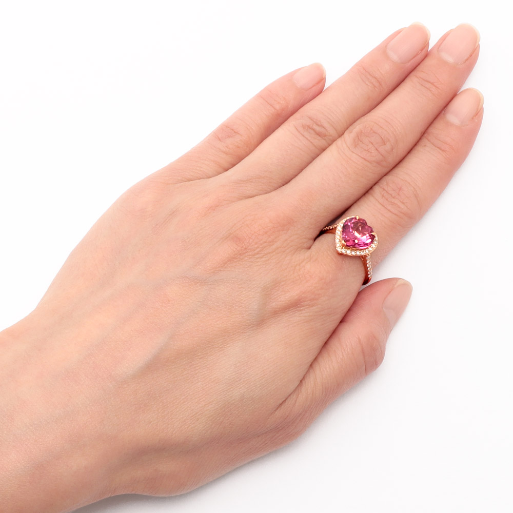 HM174】K18リング 5g カラーストーン