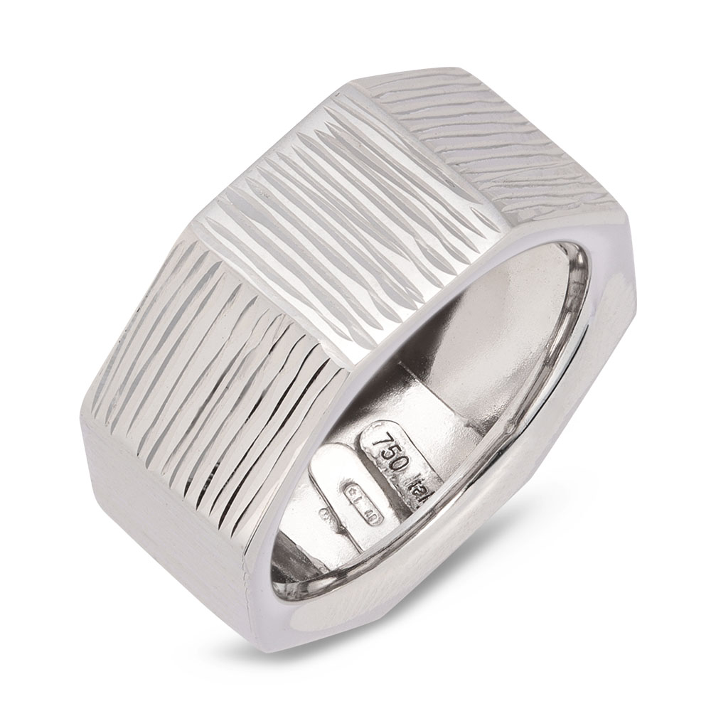 UNOAERRE/ウノアエレコラボ K18 オクタゴン リング ゴールド製 ジュエリー アクセサリー J73307