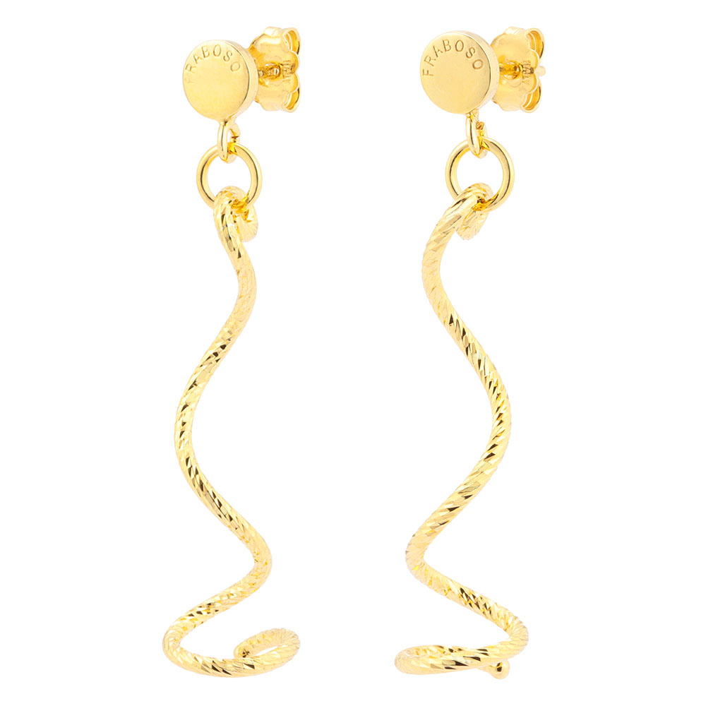 FRABOSO/フラボッソ SV スパイラル ピアス シルバー製 ジュエリー アクセサリー J73605