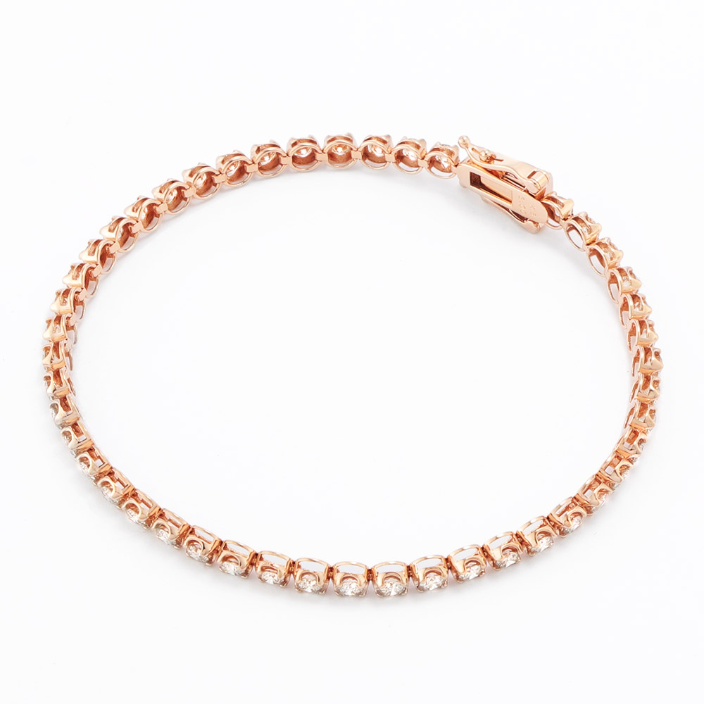 K18 3ctダイヤ テニスブレスレット ダイヤモンド ジュエリー アクセサリー J75002