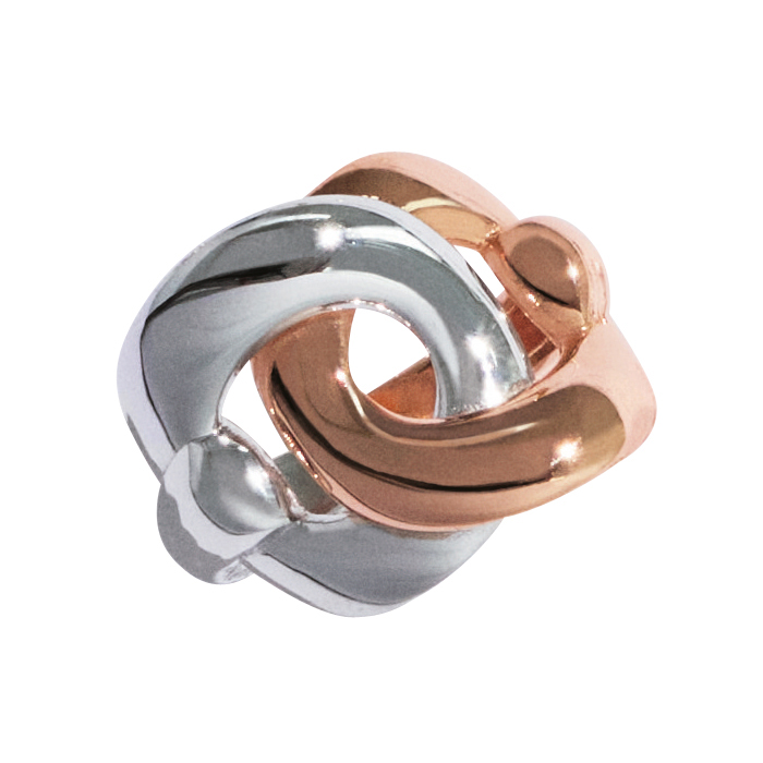 FRABOSO/フラボッソ SVコンビ ボリューム リング シルバー製 ジュエリー アクセサリー J73606