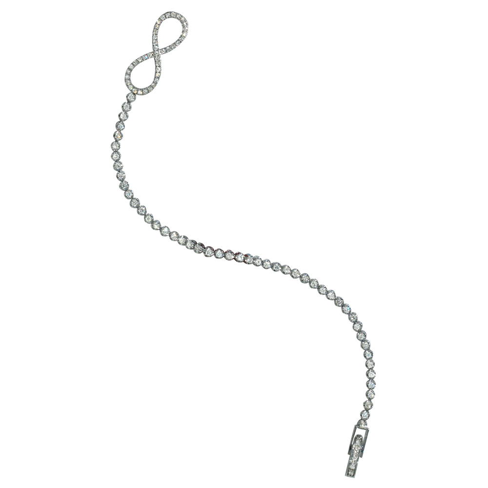 K18 1ctダイヤ モチーフ ブレスレット（インフィニティ） 通販 - ディノス