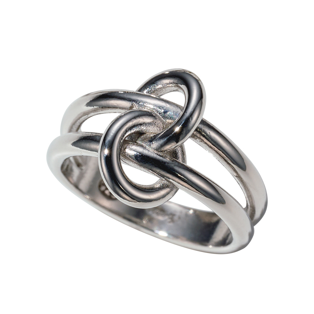 Prima Preziosi/プリマプレッジオシ SV ノットデザイン リング シルバー製 ジュエリー アクセサリー J75603