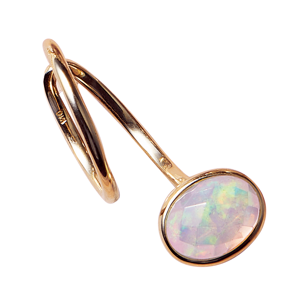 K10 オパール イヤーカフ(片耳) ゴールド製 ジュエリー アクセサリー J76139