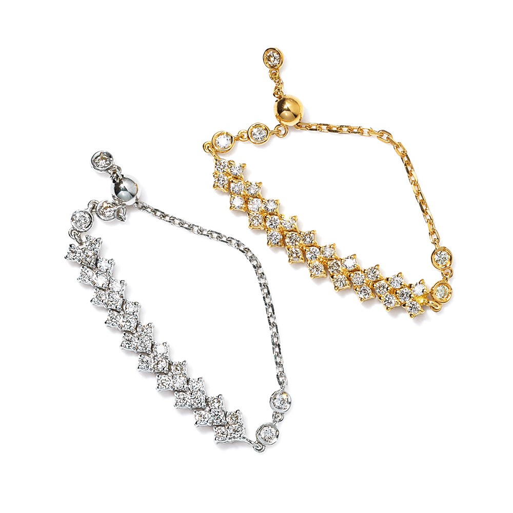 K18 0.3ctダイヤ チェーンリング ダイヤモンド ジュエリー アクセサリー J78606