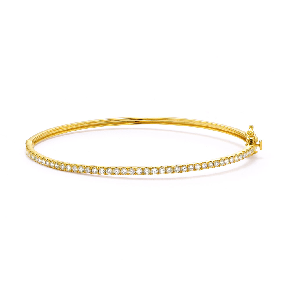 K18 1ctダイヤ バングル ダイヤモンド ジュエリー アクセサリー J78908