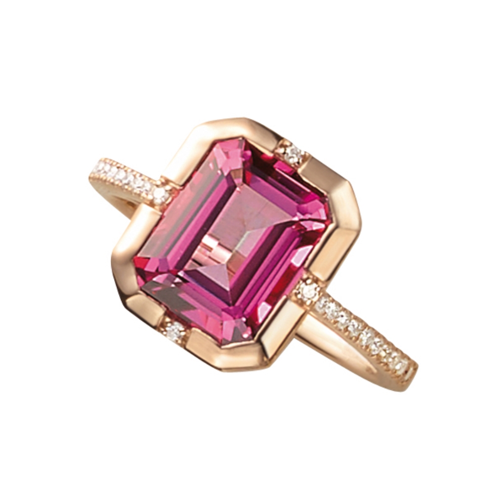 K18 カラーストーン・ダイヤ リング ダイヤモンド ジュエリー アクセサリー J79205