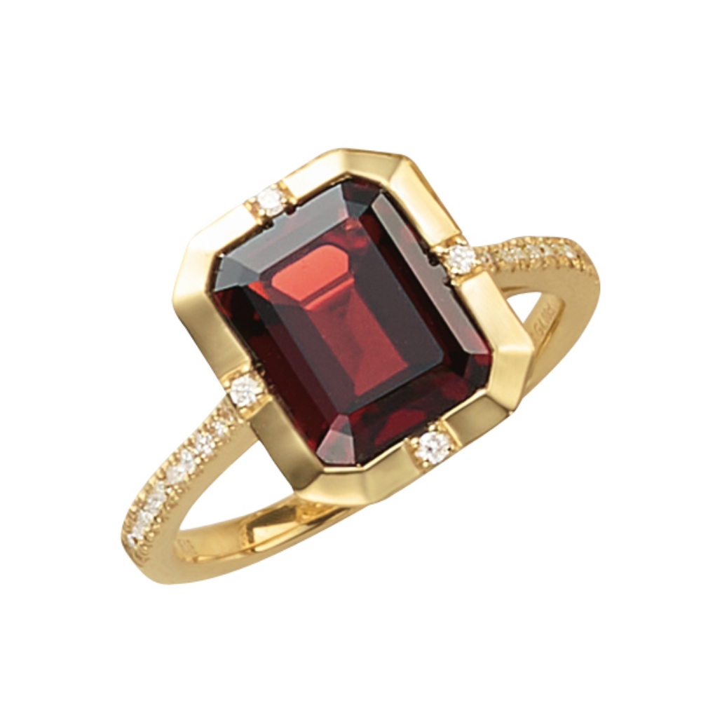 K18 カラーストーン・ダイヤ リング ダイヤモンド ジュエリー アクセサリー J79205