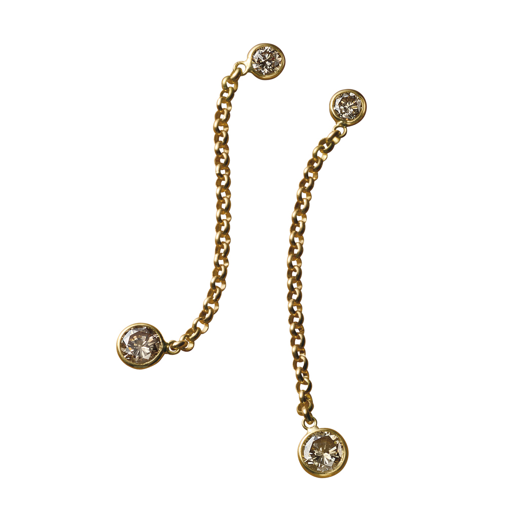 計0.6ct/K18/ブラウンダイヤモンドピアス 天然 ダイヤピアスダブルロック Amazon | 計0.6ct/K18/ブラウンダイヤモンドピアス 天然 ダイヤピアス