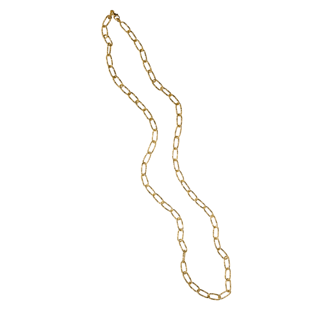 UNOAERRE/ウノアエレコラボ K18 クリップデザイン ネックレス(60cm) ゴールド製 ジュエリー アクセサリー J00202