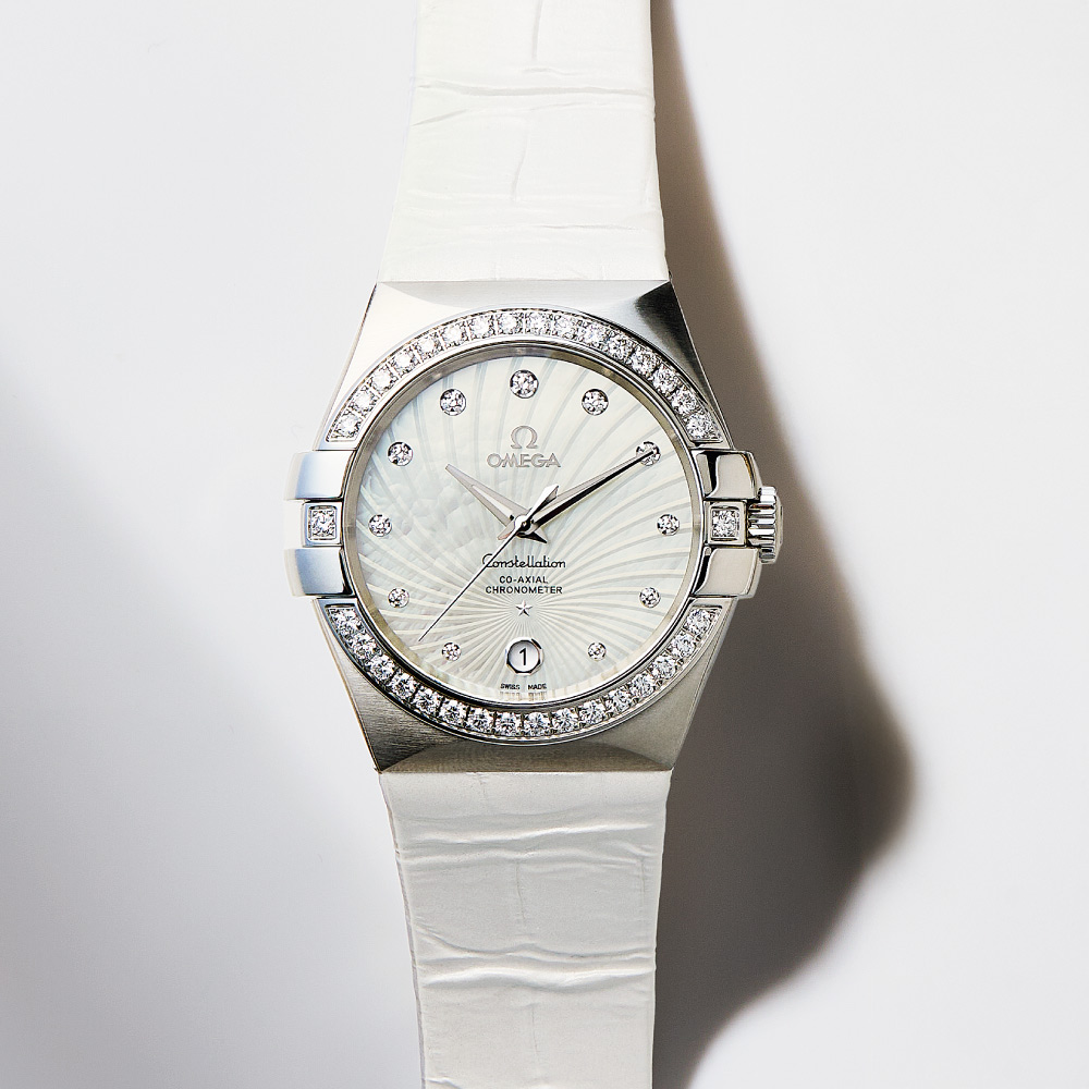 【美品】OEMGA　オメガ　コンステレーション　レディース　自動巻き　状態良好 OMEGA/オメガ コンステレーション（ホワイト・自動巻き） 通販 - ディノス
