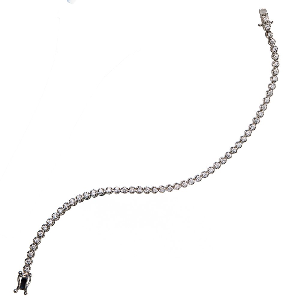 Pt 2ctダイヤ テニスブレスレット ダイヤモンド ジュエリー アクセサリー J00805