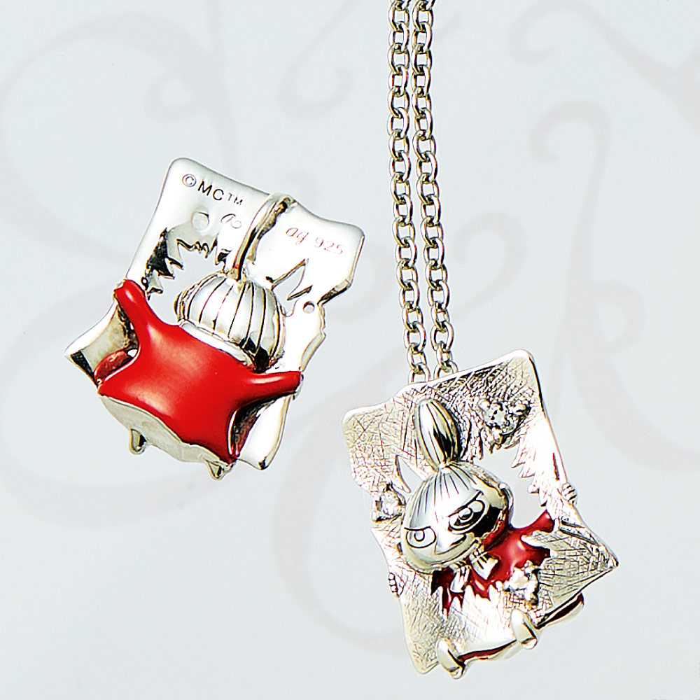 ムーミン SV 新聞紙からこんにちは!リトルミイ ペンダント シルバー製 ジュエリー アクセサリー J01315