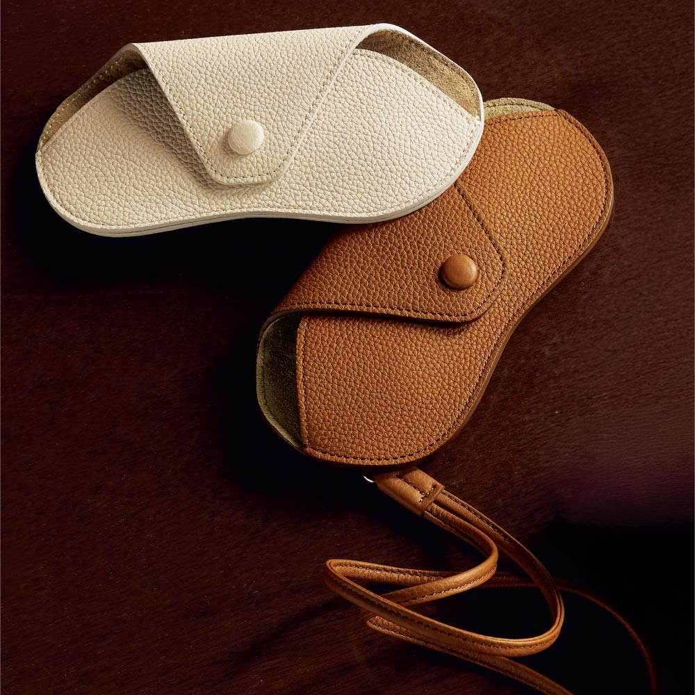 NAGATANI/ナガタニ エスポワール ストラップ付き メガネケース ポーチ ケース 財布 J01701