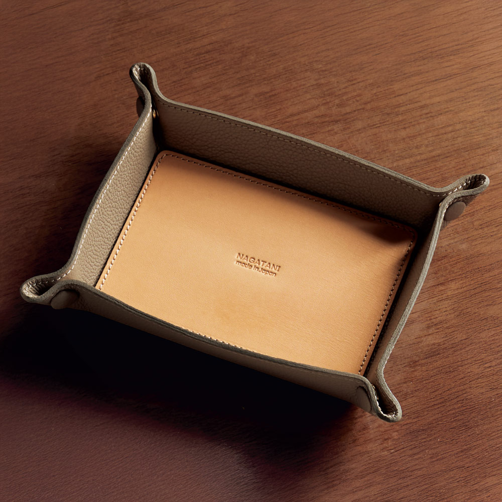 NAGATANI/ナガタニ エスポワール レザー トレー ポーチ ケース 財布 J01703