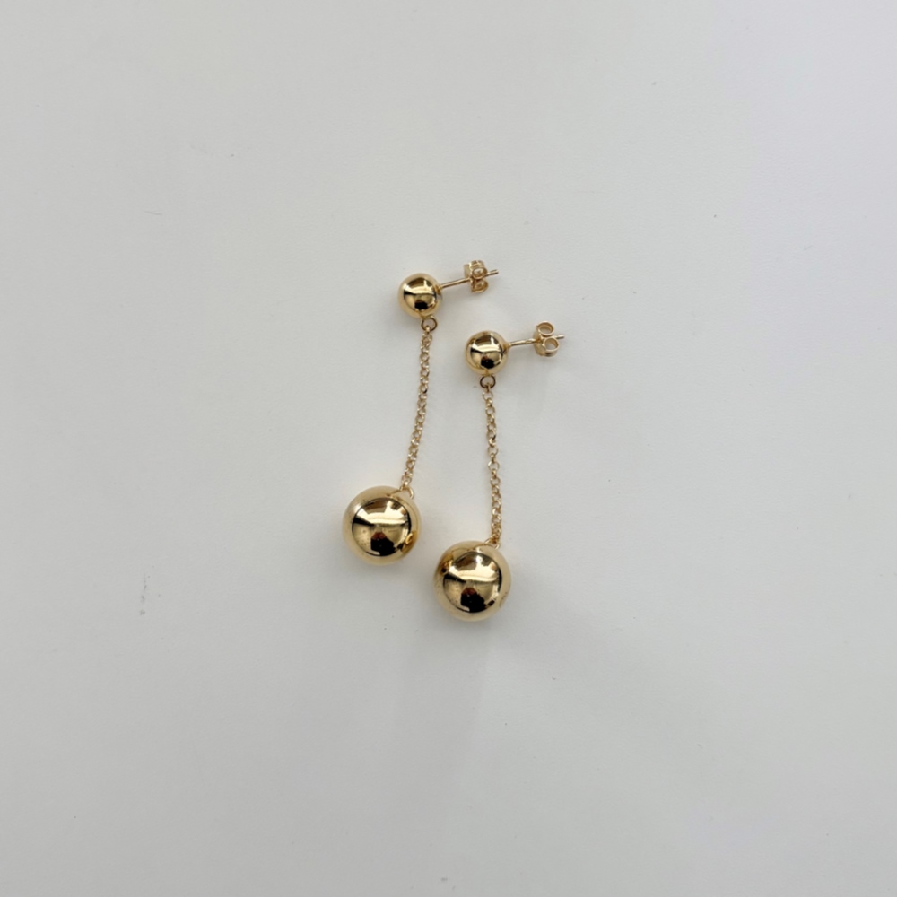 entiere/アンティエーレ SV ボールデザイン ピアス シルバー製 ジュエリー アクセサリー J09504