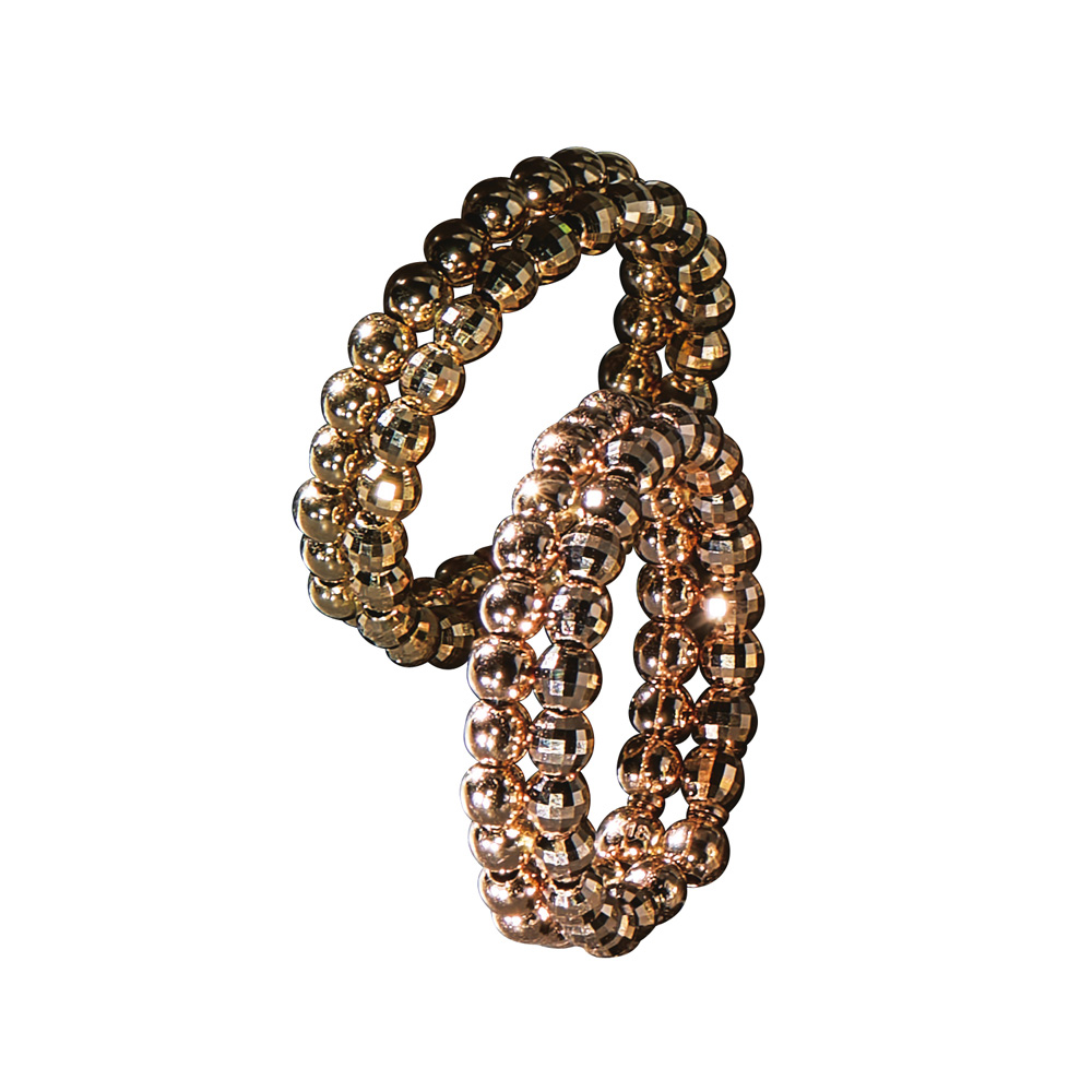 K18 2連デザイン フリーリング ゴールド製 ジュエリー アクセサリー J07205