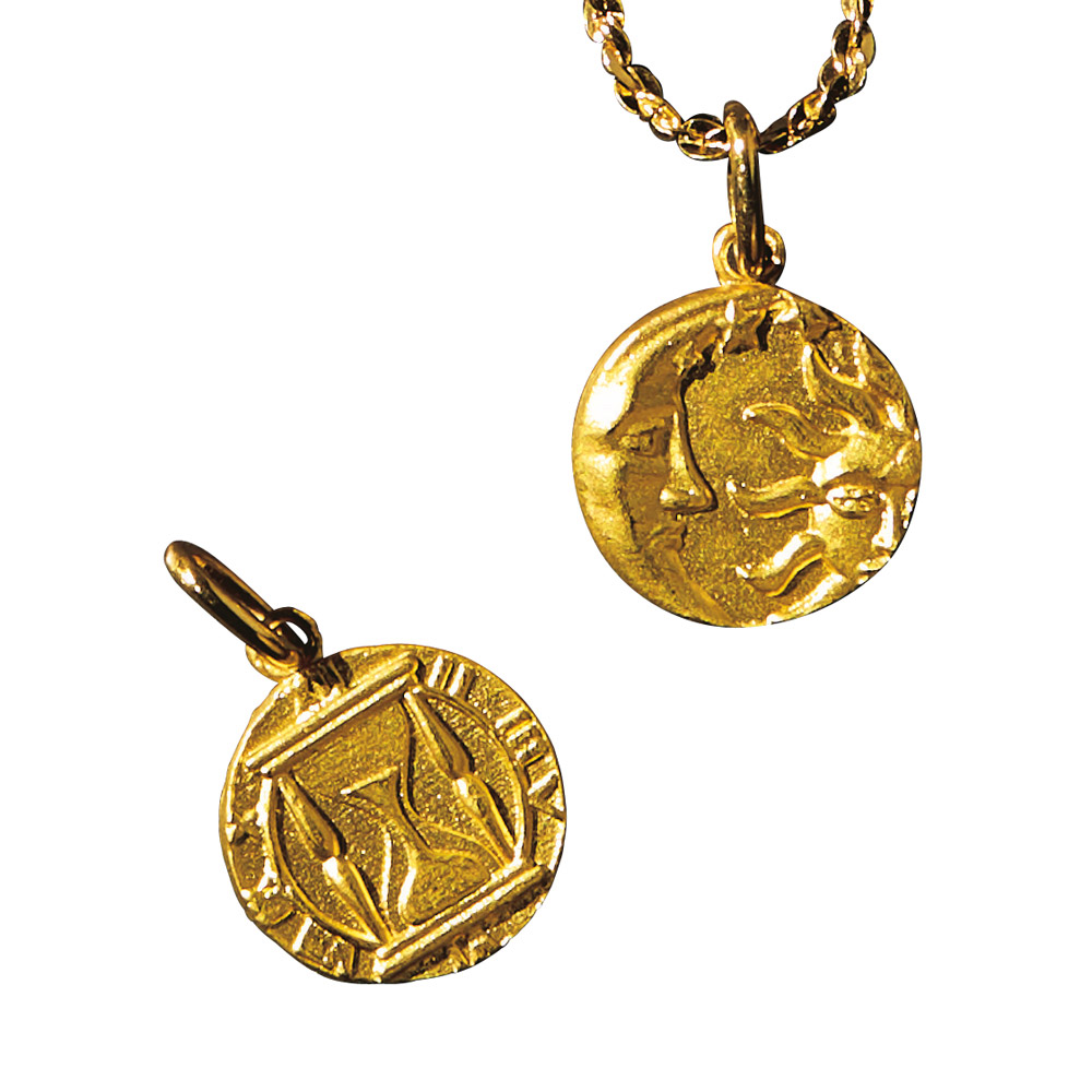 純金 太陽と月コイン ペンダントヘッド 通販 - ディノス